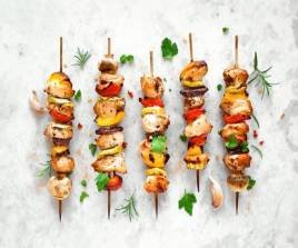 Chicken Shashlik Mushroom