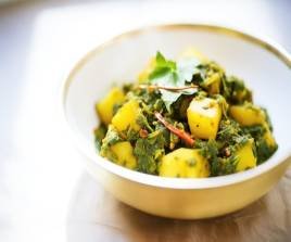 Saag Aloo